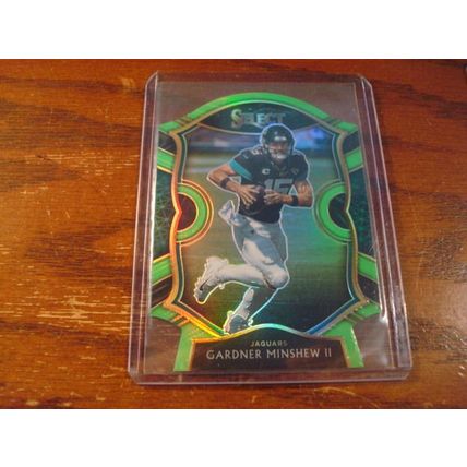 2020-2021 Panini Select, Die Cut, 2-Cards, GARDNER MINSHEW, Green/Orange