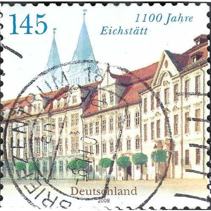 GERMANY, Residence Square, Cathedral, Eichstatt, brown 2008, 1.45, #3