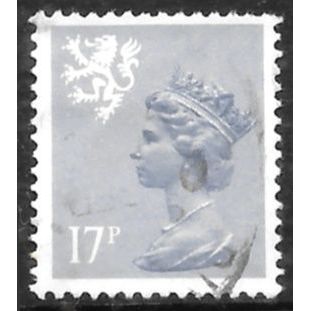 1958-67 Scotland Definitive - SG S57 17p grey blue Elizabeth C5