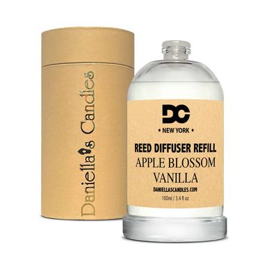 Apple Blossom Vanilla Reed Diffuser Refill Oil [ 3.4oz/100mL ]