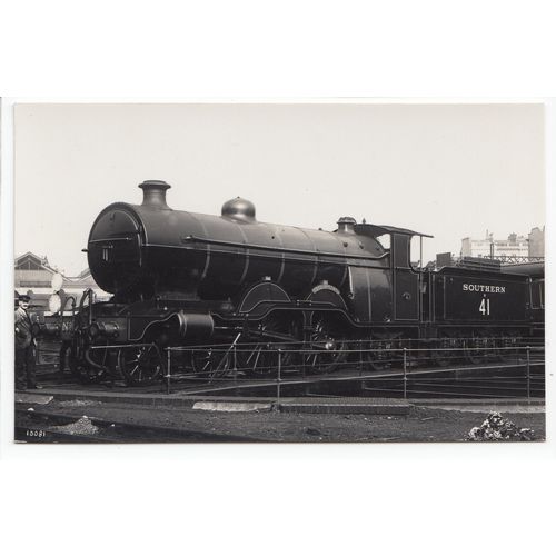 Southern Railway Steam Locomotive Engine 41 RP F Moore's Postcard 10081