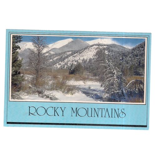 ROCKY MOUNTAINS COLORADO. USA . unused postcard