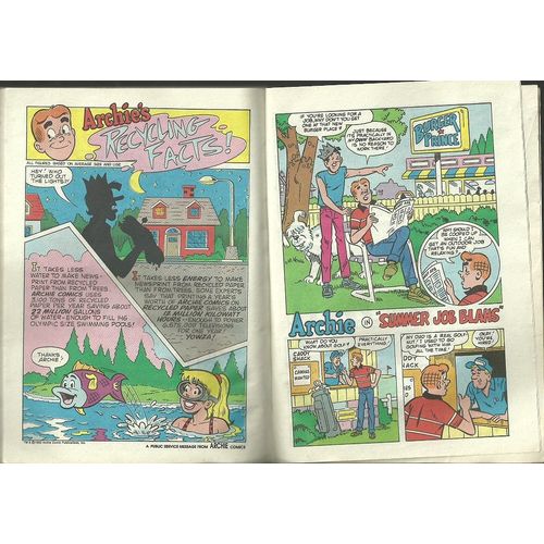 Archie Digest Magazine Comic #116 August 1992 Archie Digest Library