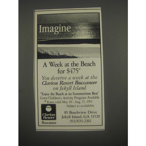 1991 Clarion Resort Buccaneer on Jekyll Island, GA Advertisement