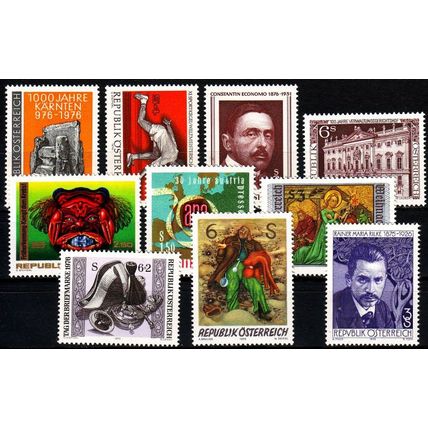 ÖSTERREICH AUSTRIA [1976] Jahr ex ( **/mnh ) [01]