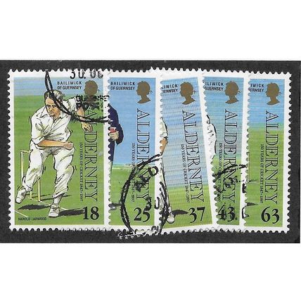 ALD 1997 (SET) 'CRICKET ' (5v) FINE USED (EBID74-085C)