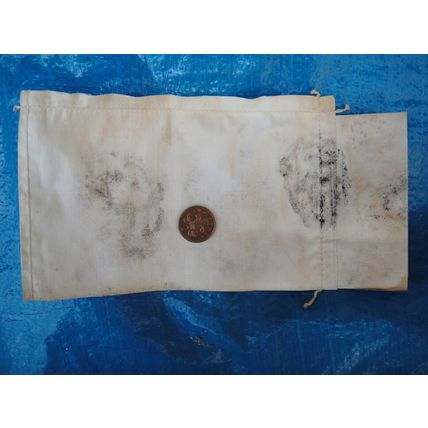 5x NOS Vintage (WW2 ???) Cotton Bags