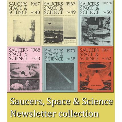 Saucers, Space & Science newsletters- all 65 issues 1950s ufo mag PDF downloads