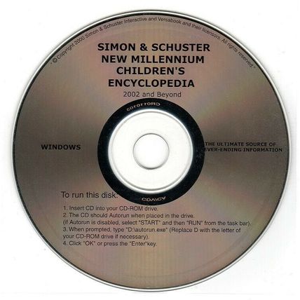 New Millennium Children's Encyclopedia (Ages 8-12) (PC-CD, 2000) - NEW in SLEEVE