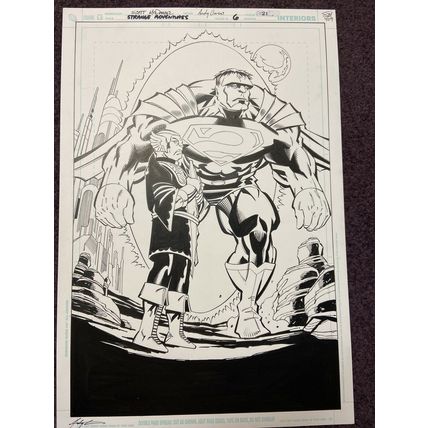 Strange Adventures #6 p21 (2009) McDaniel / Owens (Superman) Bizarro Splash