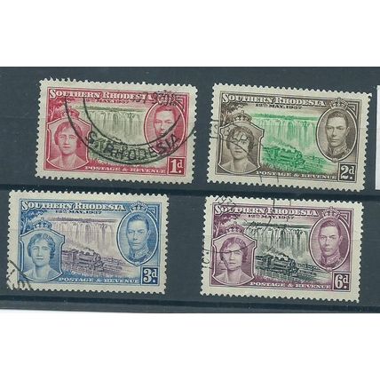 southern rhodesia 1937 coronation set vfu sg36 sg 36