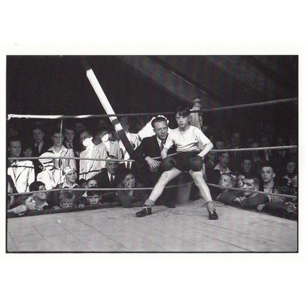 Lancashire Boxing WW2 Pavillion Fair Tent News Art Photo Postcard