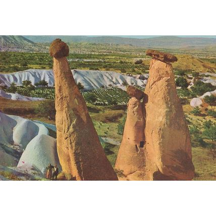 Urgup Nevsehir Turkey Fairy Chimneys Turkish Postcard