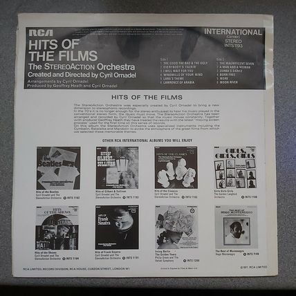 The Stereo Action Orchestra ‎– Hits Of The Films (INTS1193) 1971 (LP)