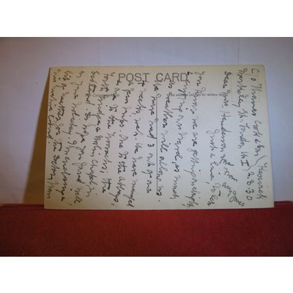 PASS OF LENY, BEN LENDL CALLANDER, STIRLING, SCOTLAND used postcard dated 1930 =