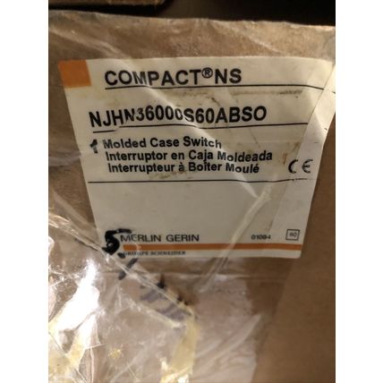 NEW NSJ600A merlin gerin SCHNEIDER AUTOMATIC 600V 600A,NJHN36000S60ABSO,DJ