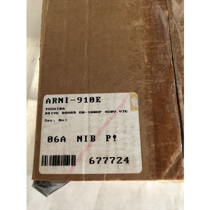 NEW ARNI-910 E,TOSHIBA 2N3A2295-D1 ARNI-910E DRIVE BOARD 60-100HP 460V VTG1,FJ