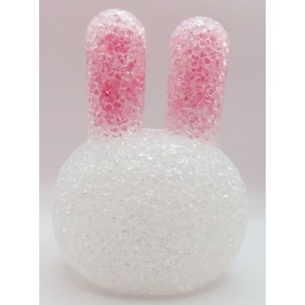 Wascally Wabbit Ornament White Plastic 10.5 CM Gift Home Decor Rabbit Fun Bunny
