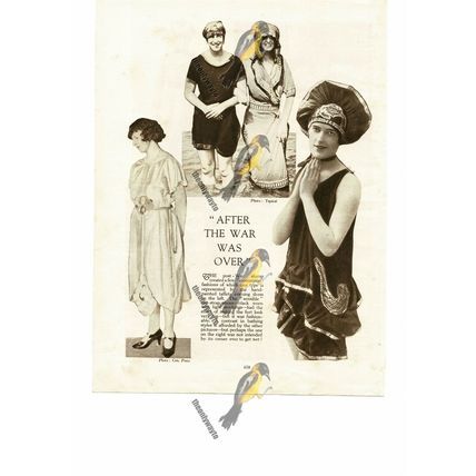 After The Great War Fashions 1918/9, Book Illustration (Print), 1935
