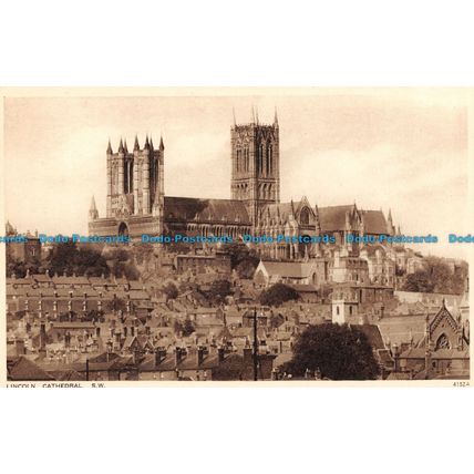 R090156 Lincoln Cathedral. S. W. Photochrom