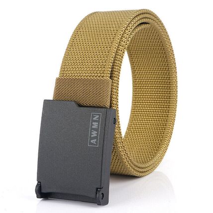 Casual men's belt nylon Versatile metal-free inner waist belt for jeans