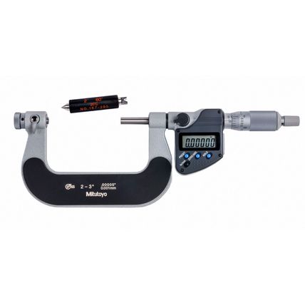 Mitutoyo 326-353-30 - Digimatic Screw Thread Micrometer 2" - 3"/ 75mm SPC IP65