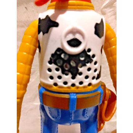 2017 Disney Pixar Toy Story Talking Poseable 9” Sheriff Woody Doll No Hat or Gun