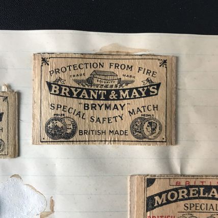 RARE Mini Bryant & May BRYMAY Westmorelands Gloucester wooden Matchbox 1910-30?