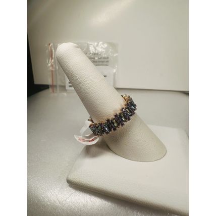 NIB Bomb Party Sz11 BP Ring RBP6645 Call Me Stunning LC Blue/Green Rainbow Topaz
