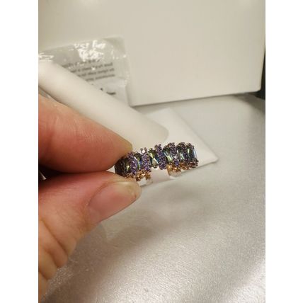 NIB Bomb Party Sz11 BP Ring RBP6645 Call Me Stunning LC Blue/Green Rainbow Topaz