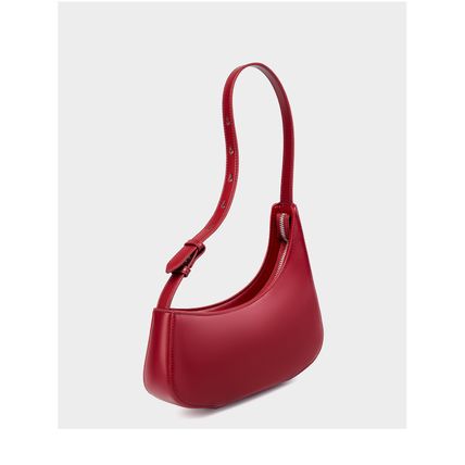 Women Genuine Leather Handbag Red