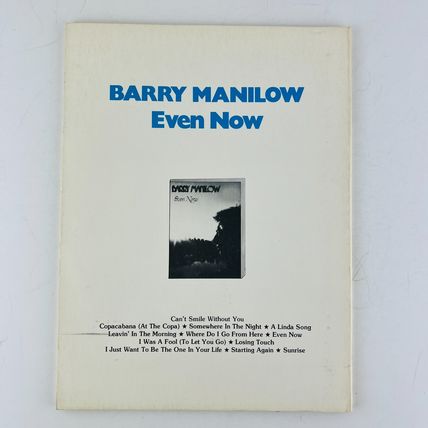 Barry Manilow - The Very Best Of Easy Guitar Sheet Music Paperback 1978