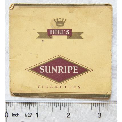 vintage Hills Sunripe Cigarette Packet 20s (Front Only)