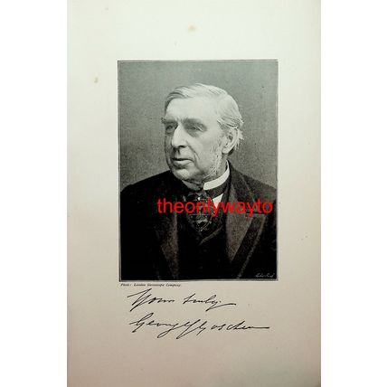 G J Goschen, Banker & Chancellor, Book Illustration (Print), 1895