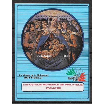 Burkina Faso N° BLOC 32 YVERT OBLITERE ( USED )
