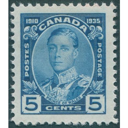 Canada 1935 5c blue Jubilee SG338 unused