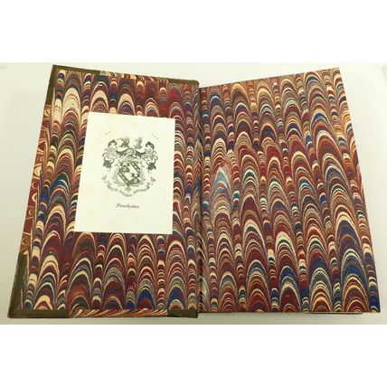 Antique Victorian Leather Book Annals St Pauls Cathedral 1868 Milman