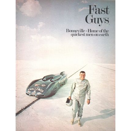Fast Guys Bonnevill Salt Flats Utah USA : Original Vintage 1979 Advert POST FREE