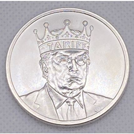 1 Oz Silver Collectible Trump The Tariff King BU