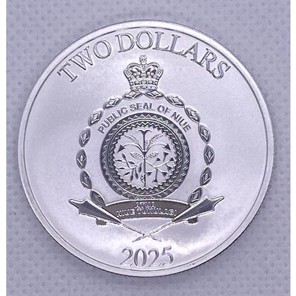 1 Oz Silver Collectible 2025 Niue Star Wars Luke Skywalker Coin