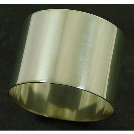 Vintage Solid Sterling Silver Unengraved Serviette Napkin Ring 1945 By Viners