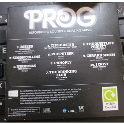 Space Rocks CD Promo PROG Magazine 10 Tracks Album P124 Rock