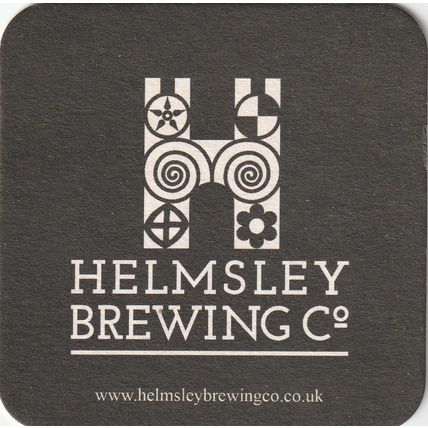 BEER MAT - HELMSLEY BREWING CO - FROM NORTH YORK MOORS - (Cat No 001) - (2015)