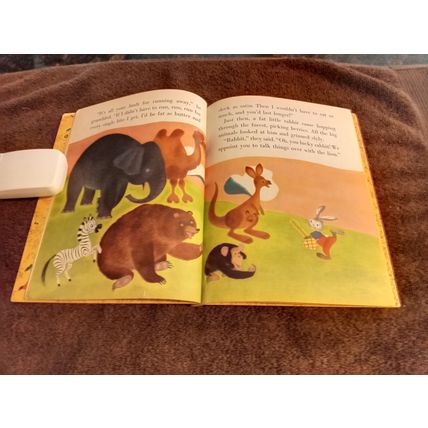 Little Golden Book Tawny Scrawny Lion A Edition By Kathryn Jackson FN- 5.5 1952