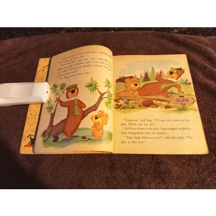 Little Golden Book Yogi Bear Our Hero By S Quentin Hyatt 5.5 fine- Shape 1960