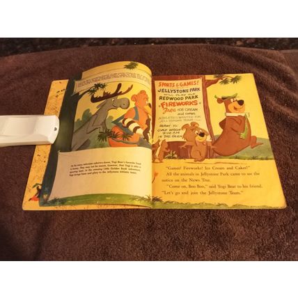 Little Golden Book Yogi Bear Our Hero By S Quentin Hyatt 5.5 fine- Shape 1960