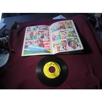 SUPERMAN: MAN FROM KRYPTON Book & Record Set! VF/NM-! 1978!! $35.00 Shipped!
