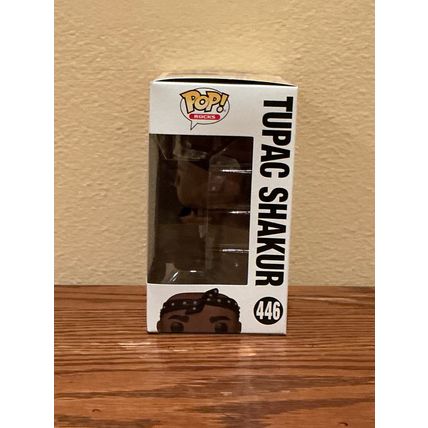 Funko Pop! Rocks - Tupac Shakur #446 Vinyl Figure (Box & Protector)