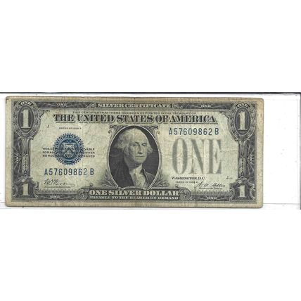 1928-a US Silver Funny Back Silver certificate VF