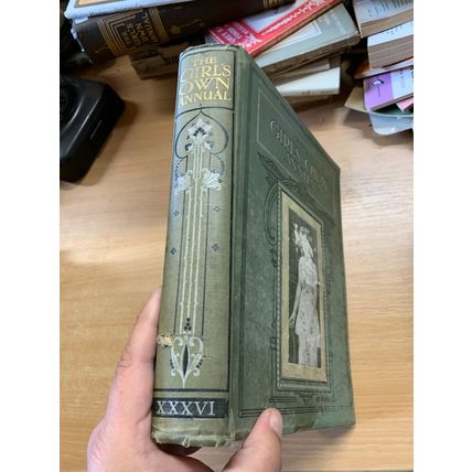 RARE* 1915 "THE GIRL'S OWN ANNUAL" VOL 36 ILLUSTRATED 2.2kg HARDBACK BOOK (EV3)